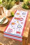 Shrimp Patterned Runner / Tablecloth / Placemat - 2