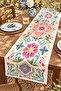 Abstract Ethnic Drawings Patterned Runner / Tablecloth / Placemat - 3