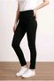 Black Leggings - Medium Thickness Fabric, Very Sturdy Stitching, Special Production High-Waisted Women's Leggings (Length: 100cm) - 2