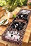 Modern Leopard Figure Patterned Runner / Tablecloth / Placemat