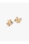 Textured Flower Earrings - 3