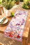 Floral and Zebra Patterned Runner / Tablecloth / Placemat - 2
