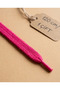 Fuchsia Cotton Flat Shoelaces Compatible with Sneakers and Sports Shoes 120 cm - 4