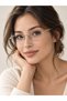 Milo Gold Square Metal Transparent Women Men Unisex Blue Block Blue Light Protection Screen Glasses Eyewear