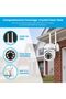 Wireless Backup Camera, No Battery, Outdoor WiFi Security PTZ Automatic Tracking, Audio CCTV, Surveillance 360 Camera, Full Color Night Vision, AI Human Detection, 360-Degree Panoramic View - 6