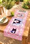 Framed Cats Patterned Runner / Tablecloth / Placemat - 2