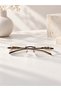 Miami Gold Square Metal Transparent Women Men Unisex Blue Block Blue Light Protection Screen Glasses Eyewear - 3