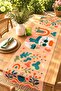 Coffee Shop Cat Patterned Runner / Tablecloth / Placemat