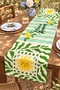 Green Mon Amor Patterned Runner / Tablecloth / Placemat - 3