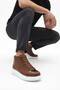 Zrc267 High Quality Lace-Up Winter Waterproof Men's Boots Brown