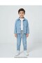 Boy's Slim Fit 3-12 Years 2-Piece Denim Set, Stylish Set with Denim Jacket & Shirt and Pants