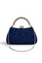 Lace Bag, Navy Blue Evening Dress Bag, Stylish and High-Quality Evening Dress Bag - 3
