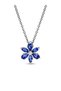 Sparkling Blue Herbarium Necklace