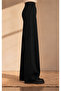 Women's Navy Blue High Waist Wide Leg Trousers - 5