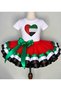 UAE National Day Dress for Girls Tutu Skirt T-Shirt Set With Hair Accessor - 4