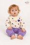 Baby Girl Set Lovely Heart Patterned Long Sleeve Bottom Top Seasonal 2 Piece Set - 3