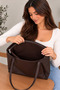 Women's Large Size Shoulder Bag with Long Strap for Daily Use, Stylish and Spacious Interior Tote Bag - 4