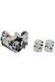 Silver Color Mica Bracelet and Earring Set - 3