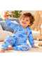 Boys Dinosaur Patterned Pajama Set Long Sleeve Kids Sleepwear - 3