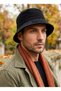 Unisex Men's and Women's Black Corduroy Bucket Hat - Lined Fisherman Bucket Hat - 2