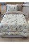 Single Sleeping Set Double-Sided Plush Welsoft Pufidik Sleeping Set (Quilt + Fitted Sheet + 2 Pillowcases) - 4