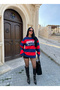 Navy Blue Brooklyn Striped Sweatshirt - 2