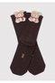 Brown Socks with Teddy Bear Detail 1914352-35130 - 3
