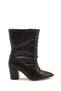 Women's Brown Bellows Westren Style Heeled Boots - 4