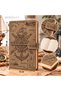 Vintage Rudder and Anchor Patterned Leather Look Notebook 20X12 cm Retro Sailor Themed Notepad 1 Piece