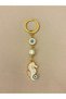 White Seahorse Metal Keychain, Lucky Keychain, Metal Evil Eye Keychain Bag Accessory - 3