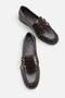 Santi̇a Women's Brown Buckle Loafer A003-K024 - 3