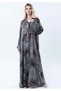 Premium Soft Jacquard Abaya with Self-Design & Matching Headscarf