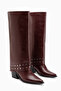 Liddy Burgundy Women's Boots and Ankle Boots with Removable Heel - 5