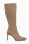 Petra Mink Suede Women's Boots with Removable Heel Detail - 2