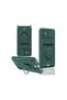 Samsung Galaxy A06 Compatible Case Zuma Silicone with Business Card and Ring - Green - 8