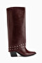 Liddy Burgundy Women's Boots and Ankle Boots with Removable Heel - 4