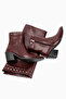 Liddy Burgundy Women's Boots and Ankle Boots with Removable Heel - 8
