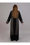 Black Crepe layered Abaya - 4