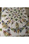 Authentic Lilac Patterned 100% Cotton Square Tablecloth & Table Cloth (160X160 cm) - 4