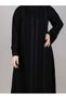 Black Nida Lace Abaya With Sheila - 3
