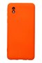 Samsung Galaxy A01 Core Compatible Case Nano Velvet Silicone - Orange - 7