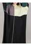 Hair Maqsood Color Block Abaya - 3