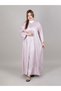 Pink Nida Abaya With Pleating Lines