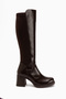 Mariya Brown Heeled Women's Boots
