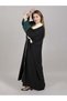 Hair Maqsood Color Block Abaya - 2