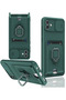 Samsung Galaxy A06 Compatible Case Zuma Silicone with Business Card and Ring - Green - 6