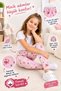 Girl's Patterned Flexible Anti-Sweat Cotton Report Waist Elastic Leggings