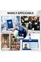 بطاقات NFC، ملصقات NFC، ملصقات RFID، شريحة Tag213 مع ذاكرة قابلة لإعادة الكتابة بسعة 504 بايت، لاصقة شفافة - 4