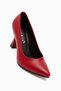 Helen Genuine Leather Red Women's Heeled Shoes Stiletto