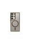 Samsung Galaxy S24 Ultra Compatible Case Boyi Magsafe Silicone Cover - Brown - 8